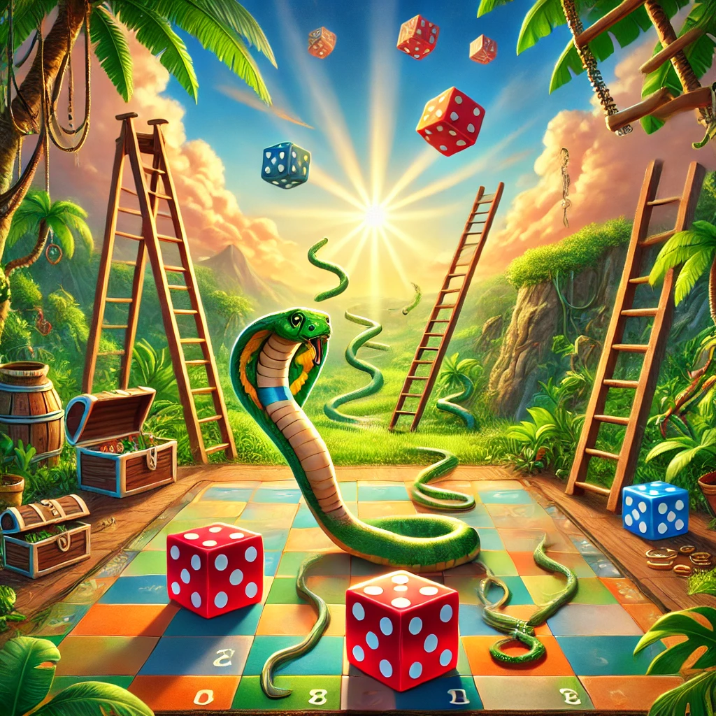 Snakes and Ladders Megadice A Jungle Adventure™